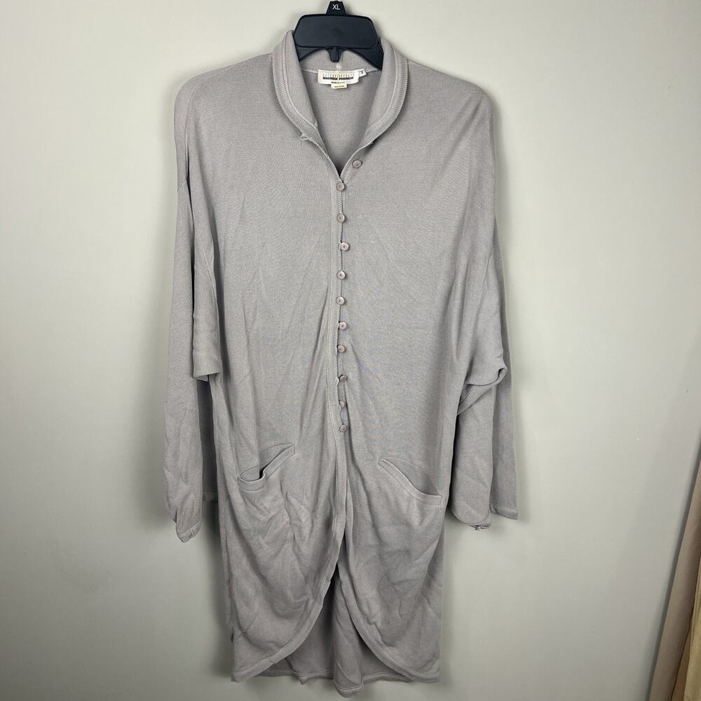 Brenda‎ French Women's Size 3 Duster Cardigan Long USA